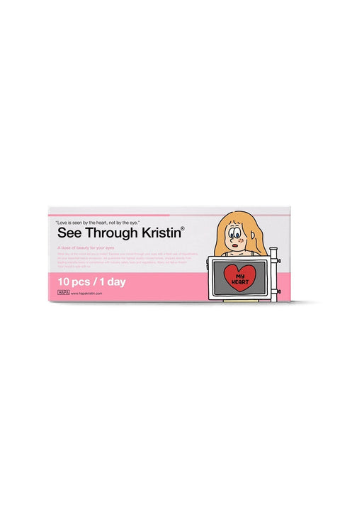 See Through Kristin 1Day *更新版* - 灰棕色