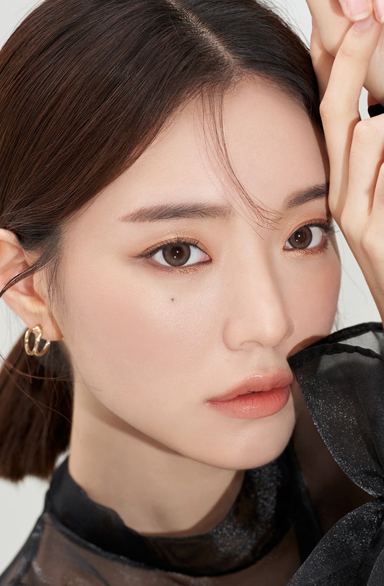 See Through Kristin 1Day *更新版* - 灰棕色