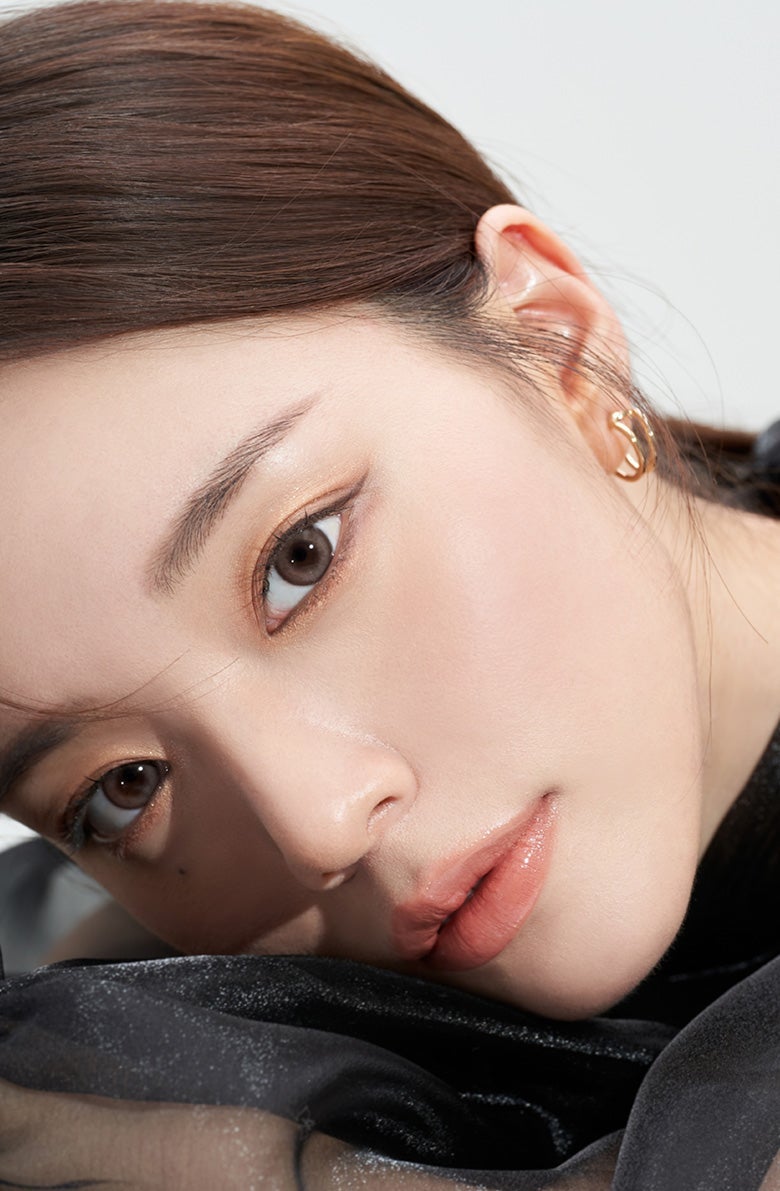 See Through Kristin 1Day *更新版* - 灰棕色